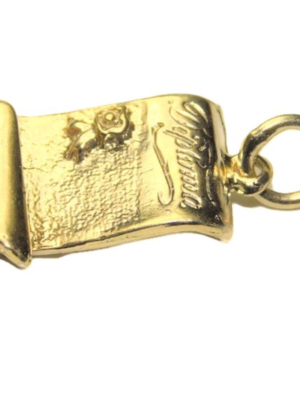 3D Diploma Pendant Charm 14k Yellow Gold - Picture 2 of 4